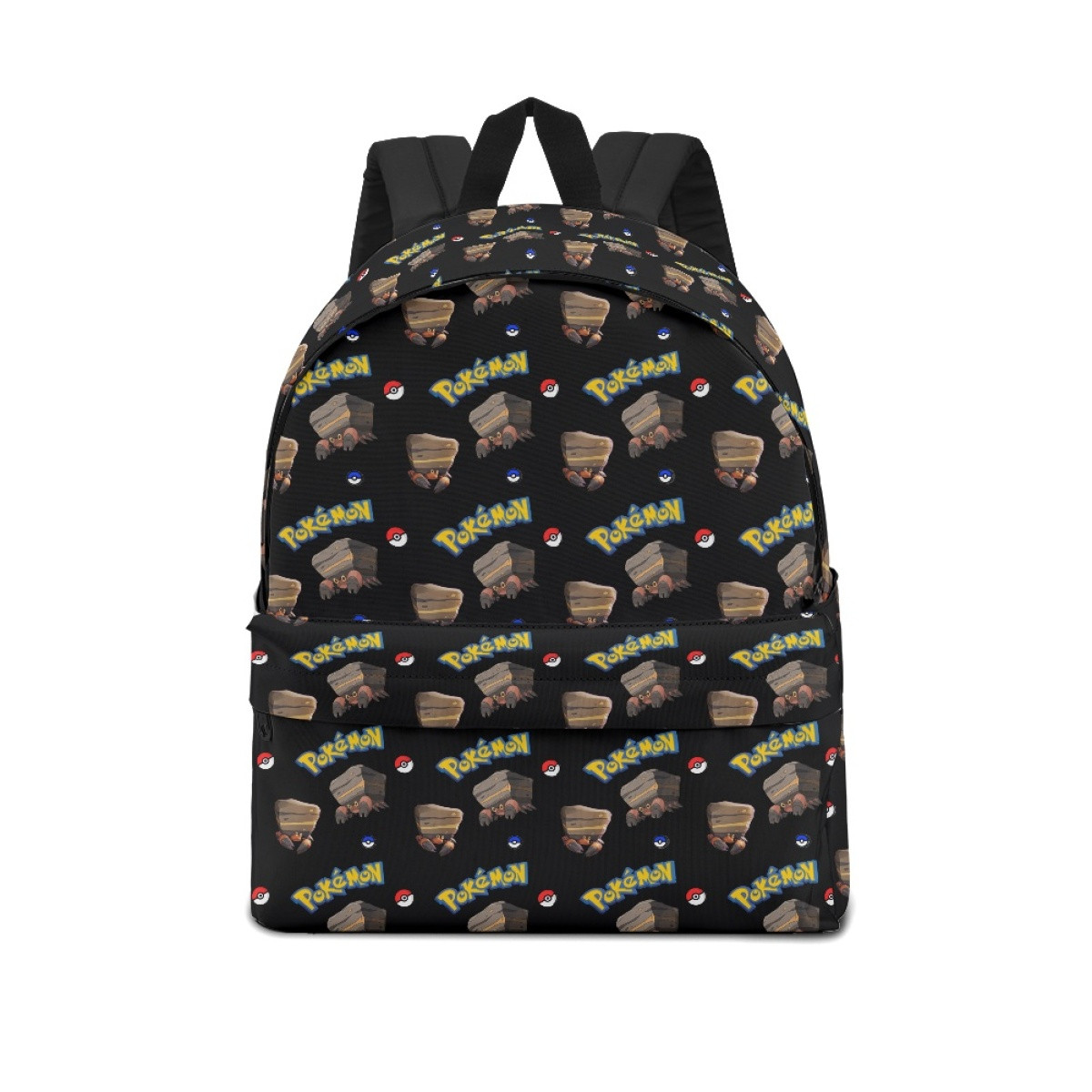 Pokemon Crustle School Backpack Multicolor Schoolbag Rucksack - Crustle Character Series Art