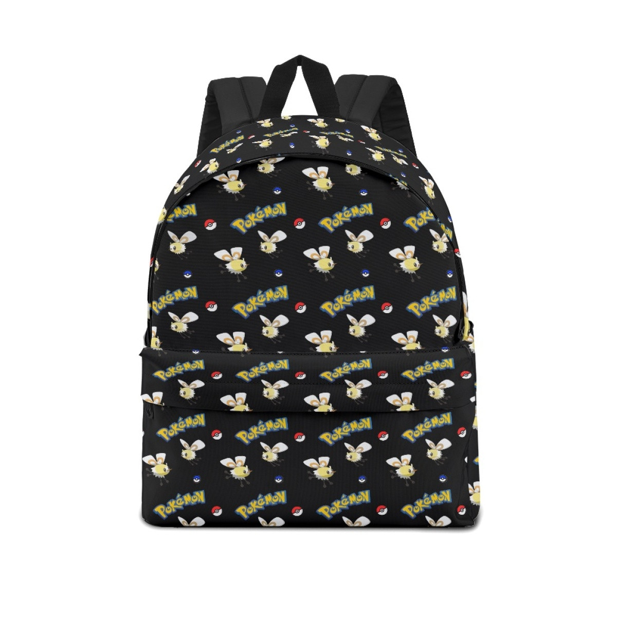 Pokemon Cutiefly School Backpack Multicolor Schoolbag Rucksack - Cutiefly Character Series Art