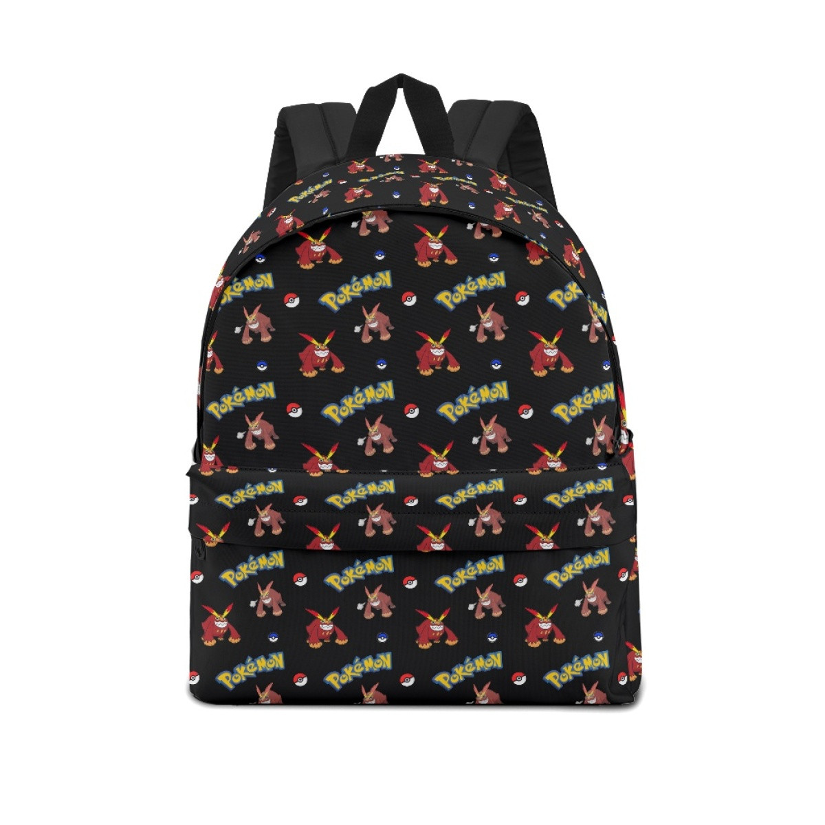 Pokemon Darmanitan School Backpack Multicolor Schoolbag Rucksack - Darmanitan Character Series Art