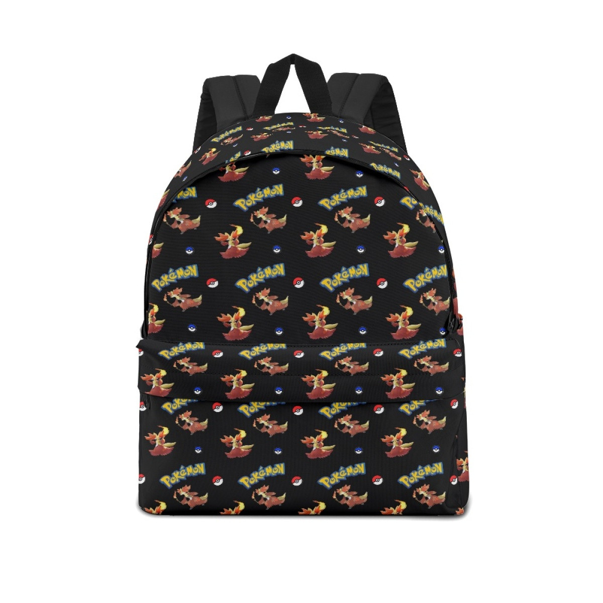 Pokemon Delphox School Backpack Multicolor Schoolbag Rucksack - Delphox Character Series Art