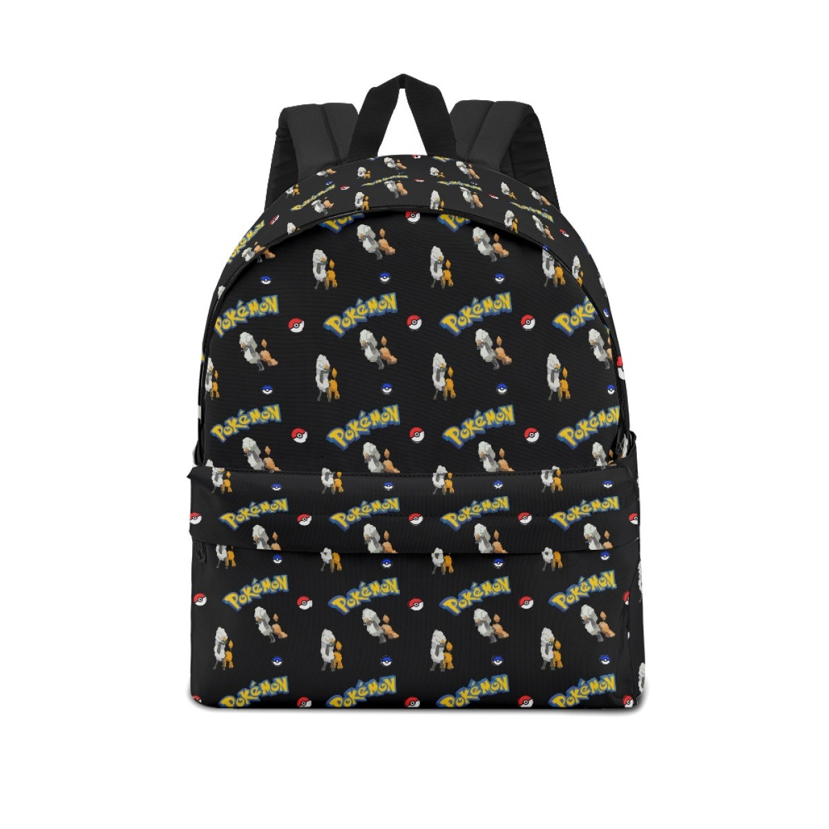 Pokemon Furfrou School Backpack Multicolor Schoolbag Rucksack - Diamond Furfrou Character Series Art