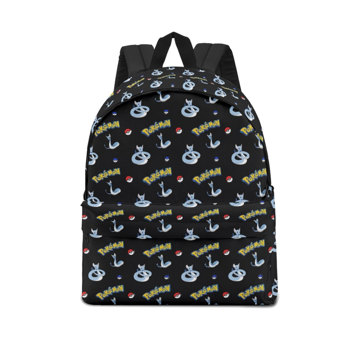 Pokemon Dragonair School Backpack Multicolor Schoolbag Rucksack - Dragonair Character Series Art
