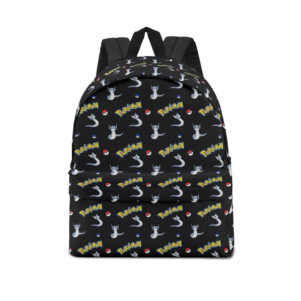 Pokemon Dratini School Backpack Multicolor Schoolbag Rucksack - Dratini Character Series Art
