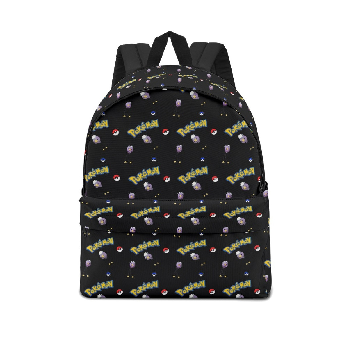 Pokemon Drifloon School Backpack Multicolor Schoolbag Rucksack - Drifloon Character Series Art