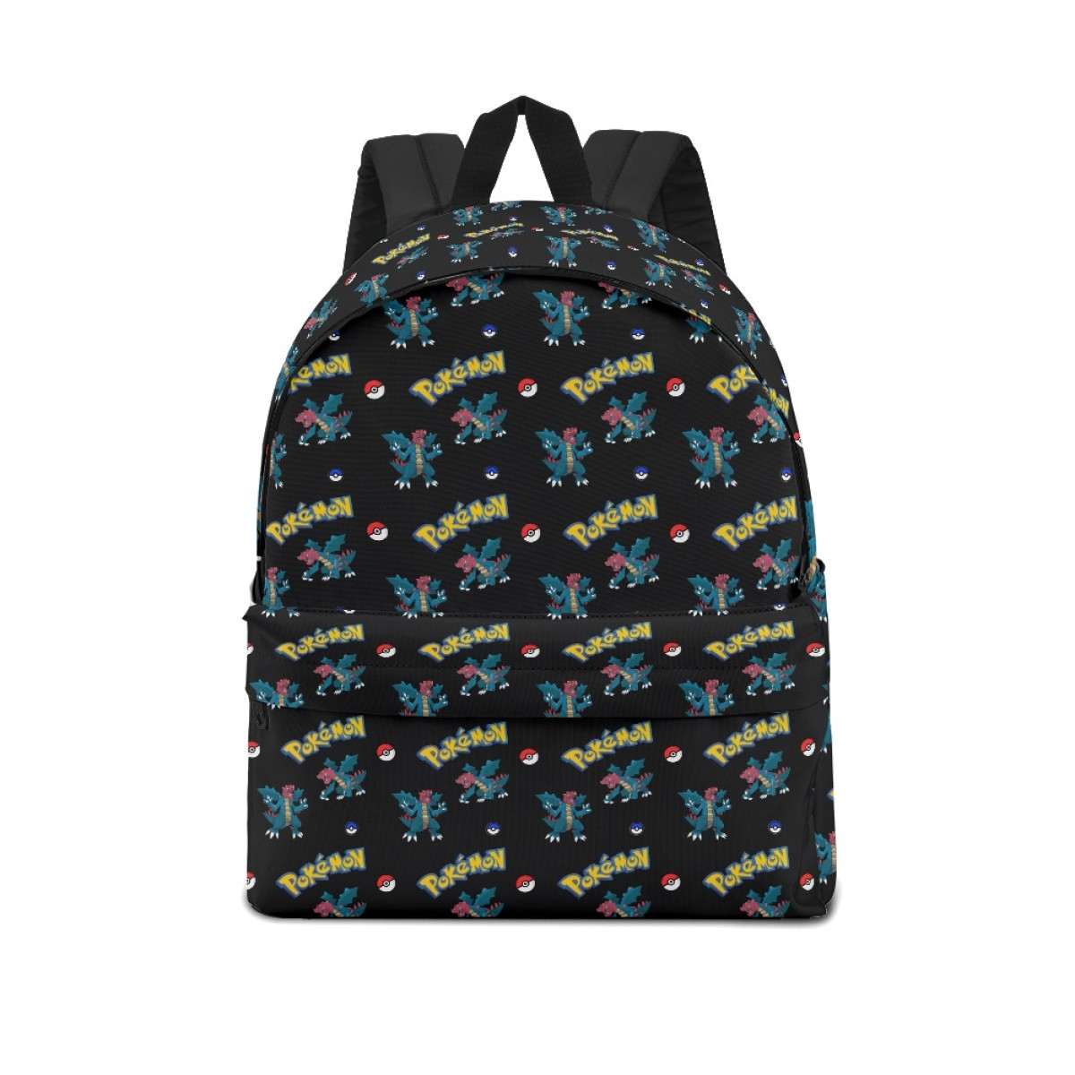 Pokemon Druddigon School Backpack Multicolor Schoolbag Rucksack - Druddigon Character Series Art