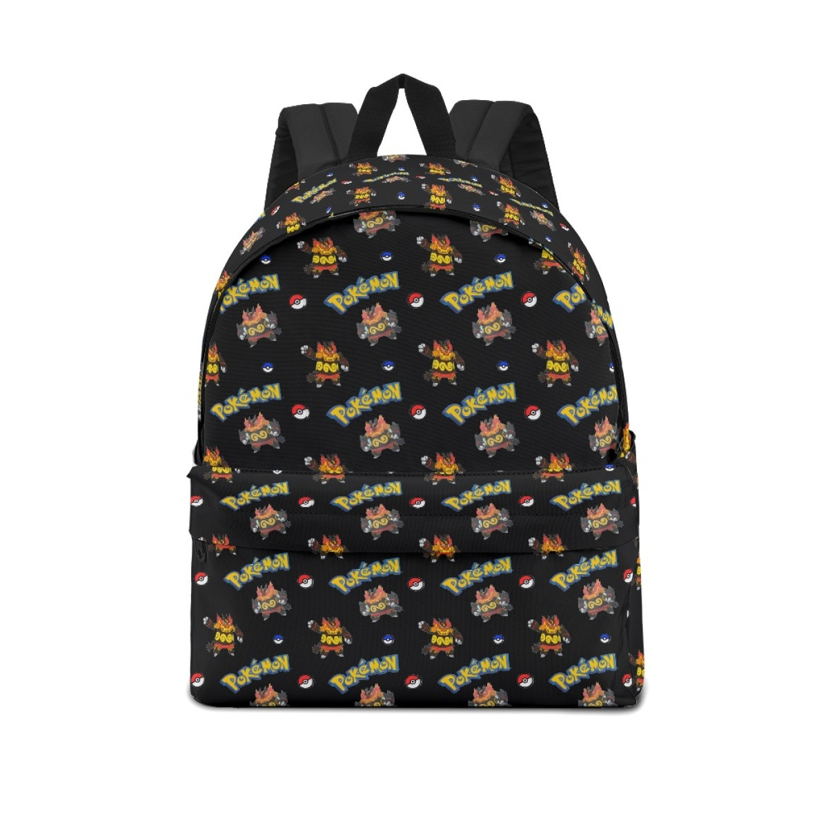 Pokemon Emboar School Backpack Multicolor Schoolbag Rucksack - Emboar Character Series Art