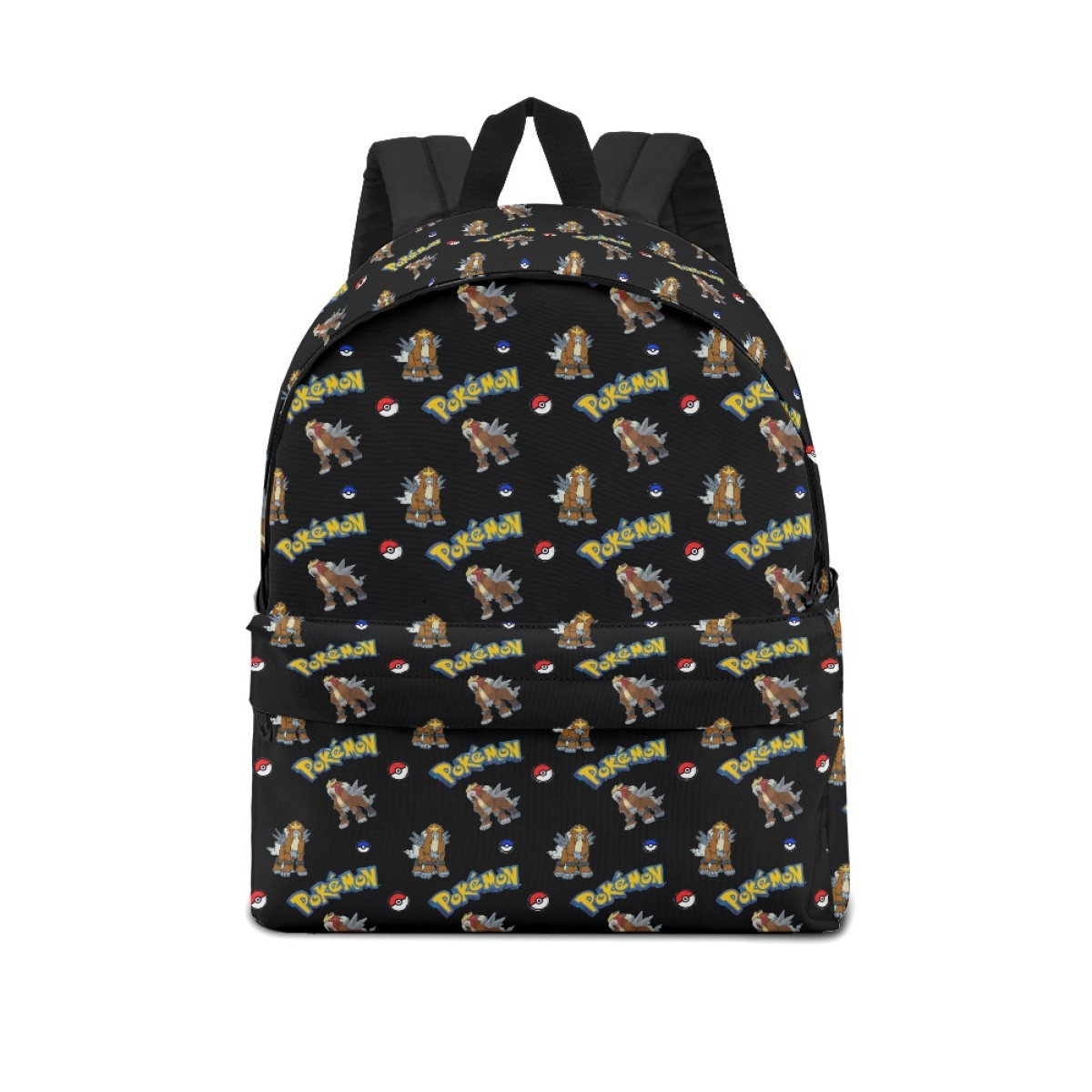 Pokemon Entei School Backpack Multicolor Schoolbag Rucksack - Entei Character Series Art