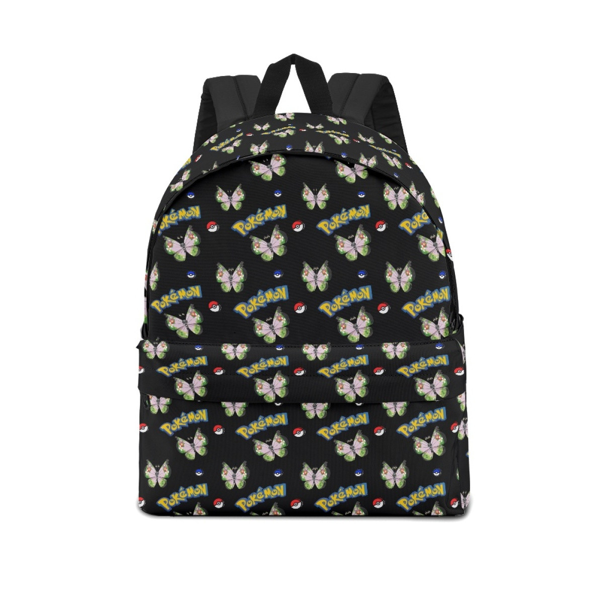 Pokemon Vivillon School Backpack Multicolor Schoolbag Rucksack - Fancy Vivillon Character Series Art