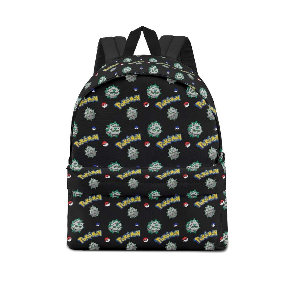 Pokemon Ferroseed School Backpack Multicolor Schoolbag Rucksack - Ferroseed Character Series Art