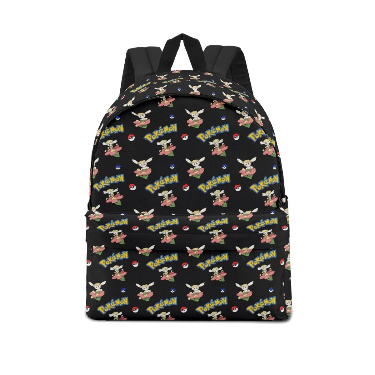 Pokemon Flabebe School Backpack Multicolor Schoolbag Rucksack - Flabebe Character Series Art