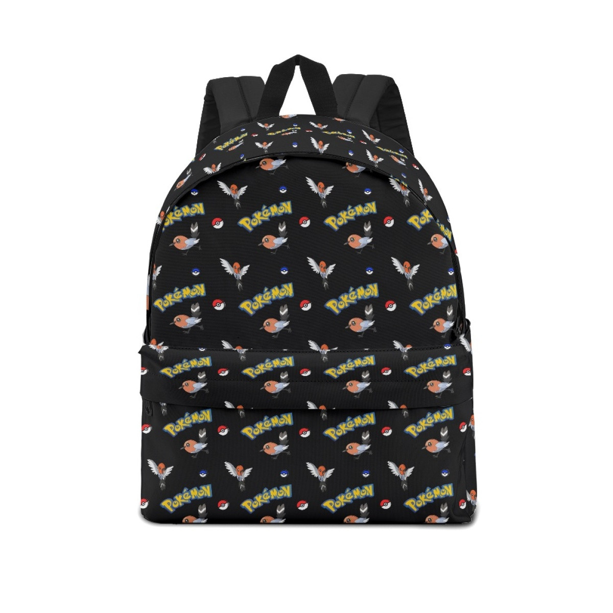 Pokemon Fletchling School Backpack Multicolor Schoolbag Rucksack - Fletchling Character Series Art