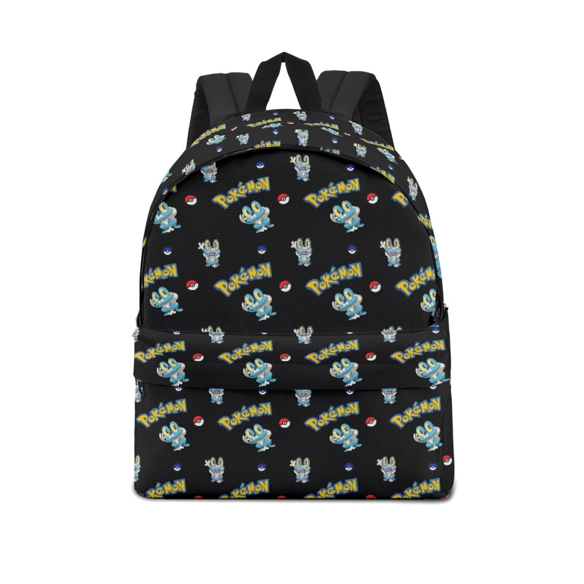 Pokemon Froakie School Backpack Multicolor Schoolbag Rucksack - Froakie Character Series Art