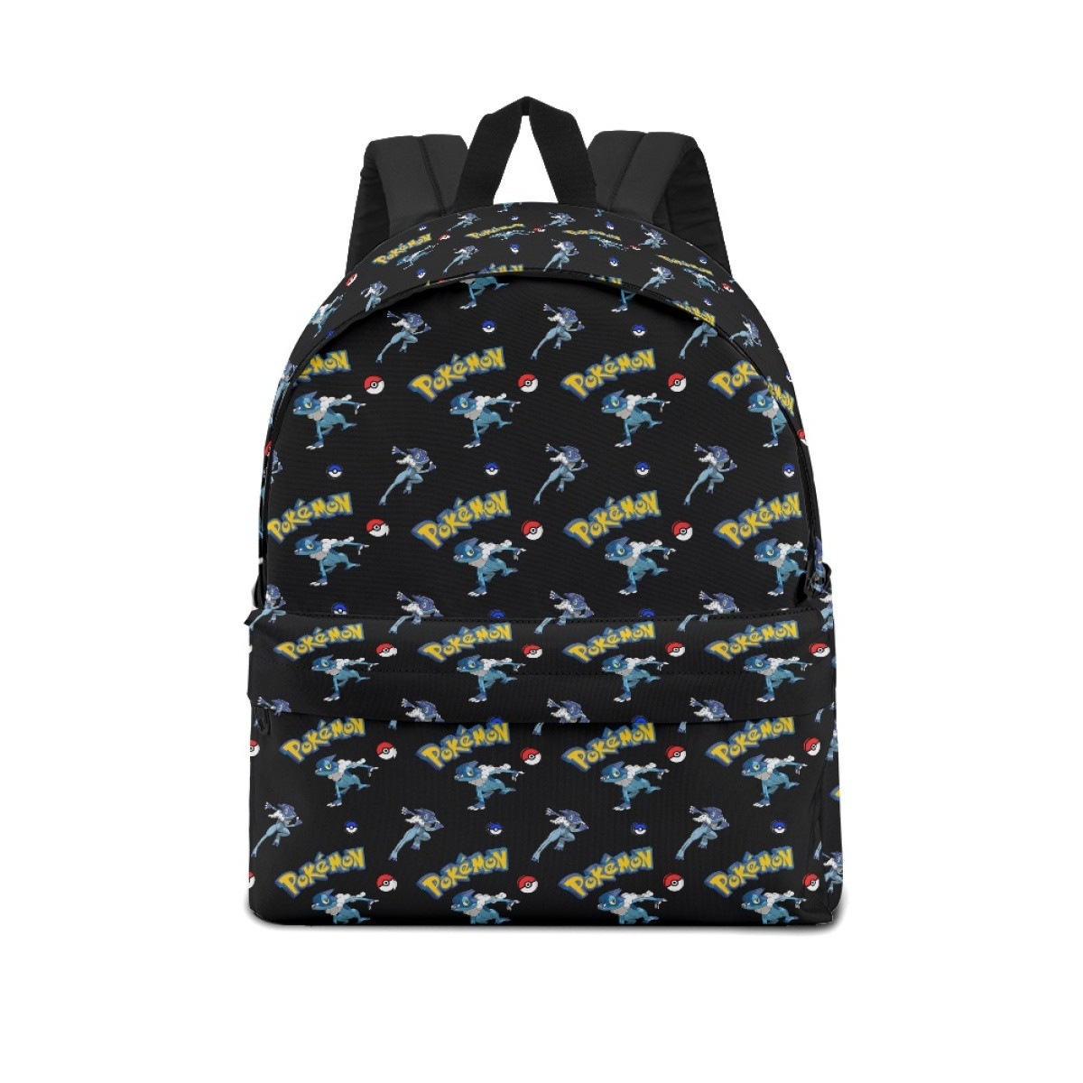 Pokemon Frogadier School Backpack Multicolor Schoolbag Rucksack - Frogadier Character Series Art