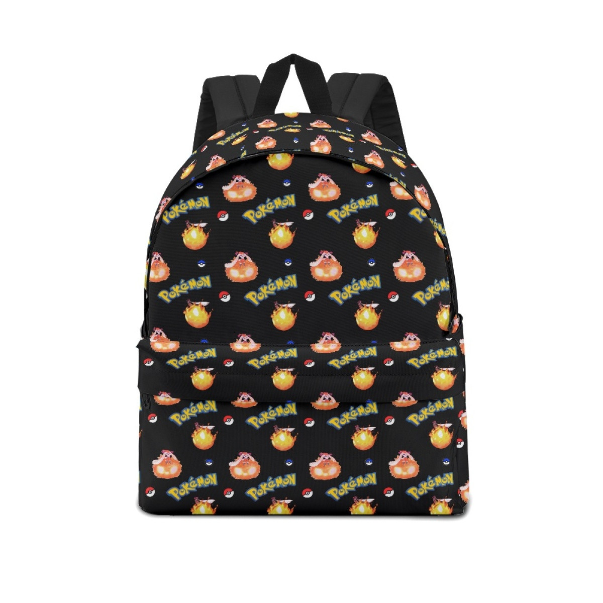 Pokemon Cinderace School Backpack Multicolor Schoolbag Rucksack - Gigantamax Cinderace Character Series Art