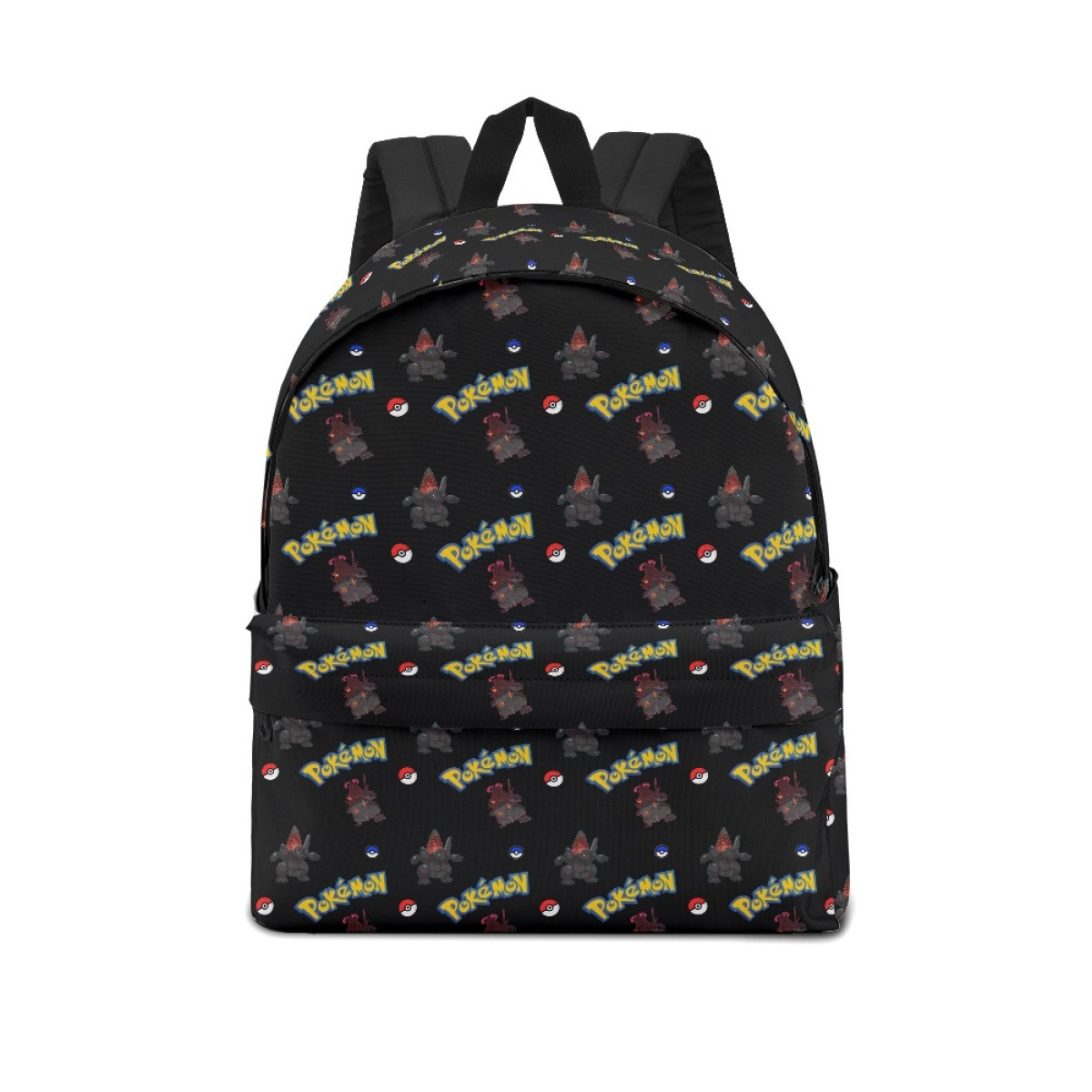 Pokemon Coalossal School Backpack Multicolor Schoolbag Rucksack - Gigantamax Coalossal Character Series Art
