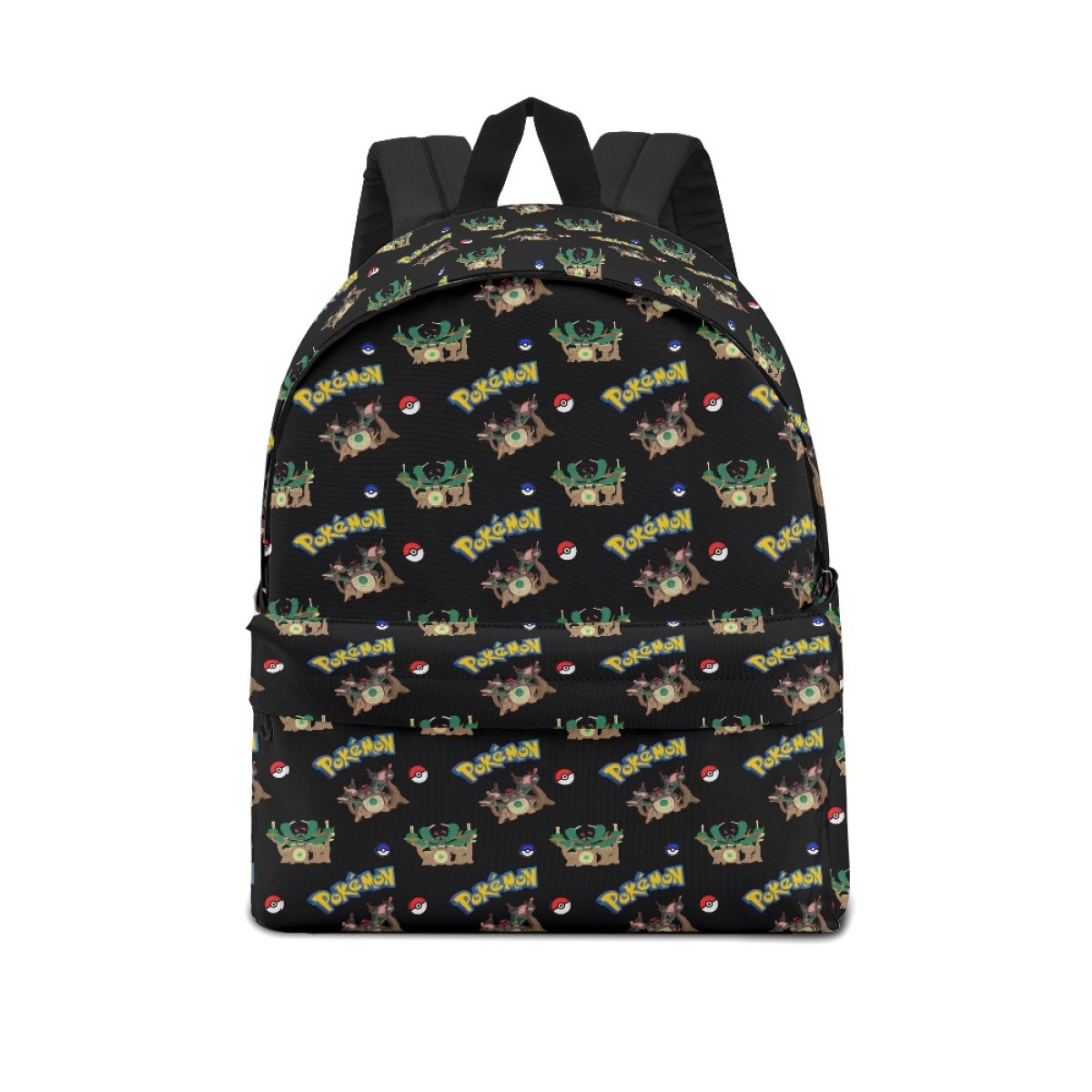 Pokemon Rillaboom School Backpack Multicolor Schoolbag Rucksack - Gigantamax Rillaboom Character Series Art