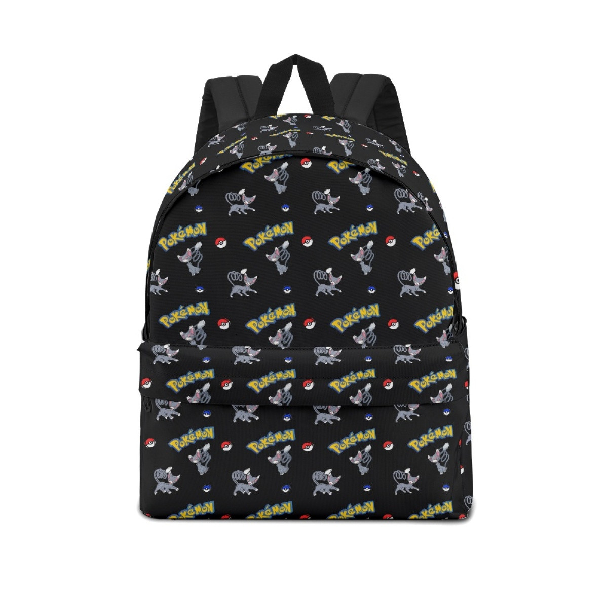 Pokemon Glameow School Backpack Multicolor Schoolbag Rucksack - Glameow Character Series Art