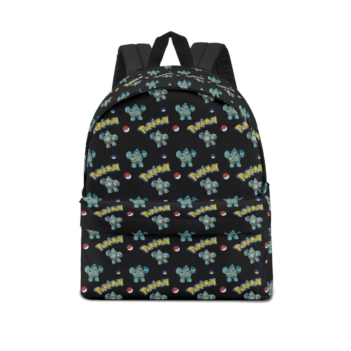 Pokemon Golett School Backpack Multicolor Schoolbag Rucksack - Golett Character Series Art