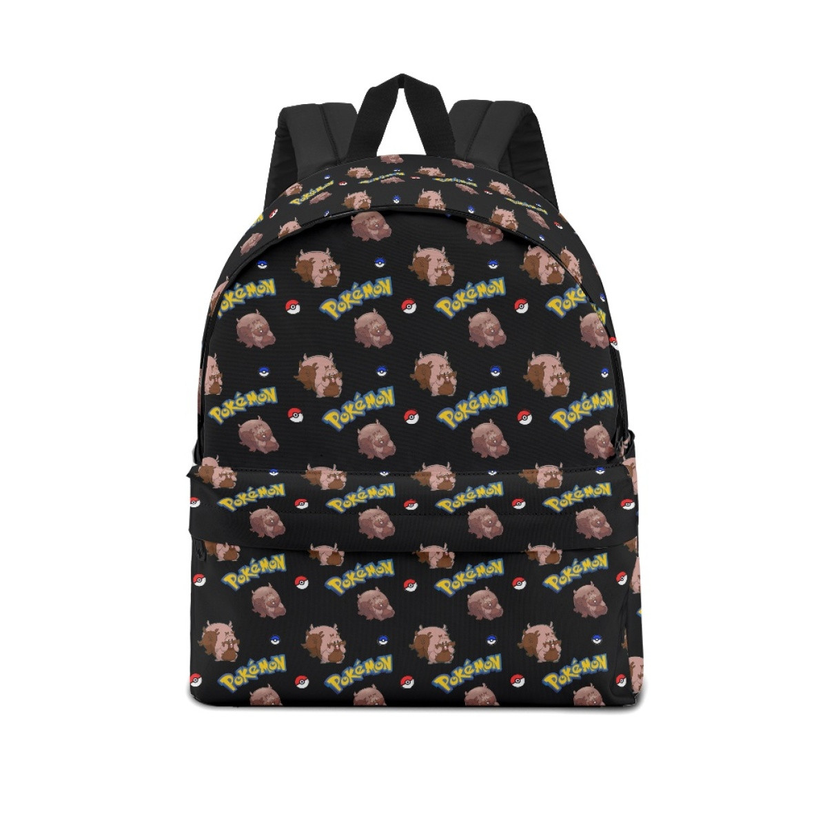 Pokemon Greedent School Backpack Multicolor Schoolbag Rucksack - Greedent Character Series Art