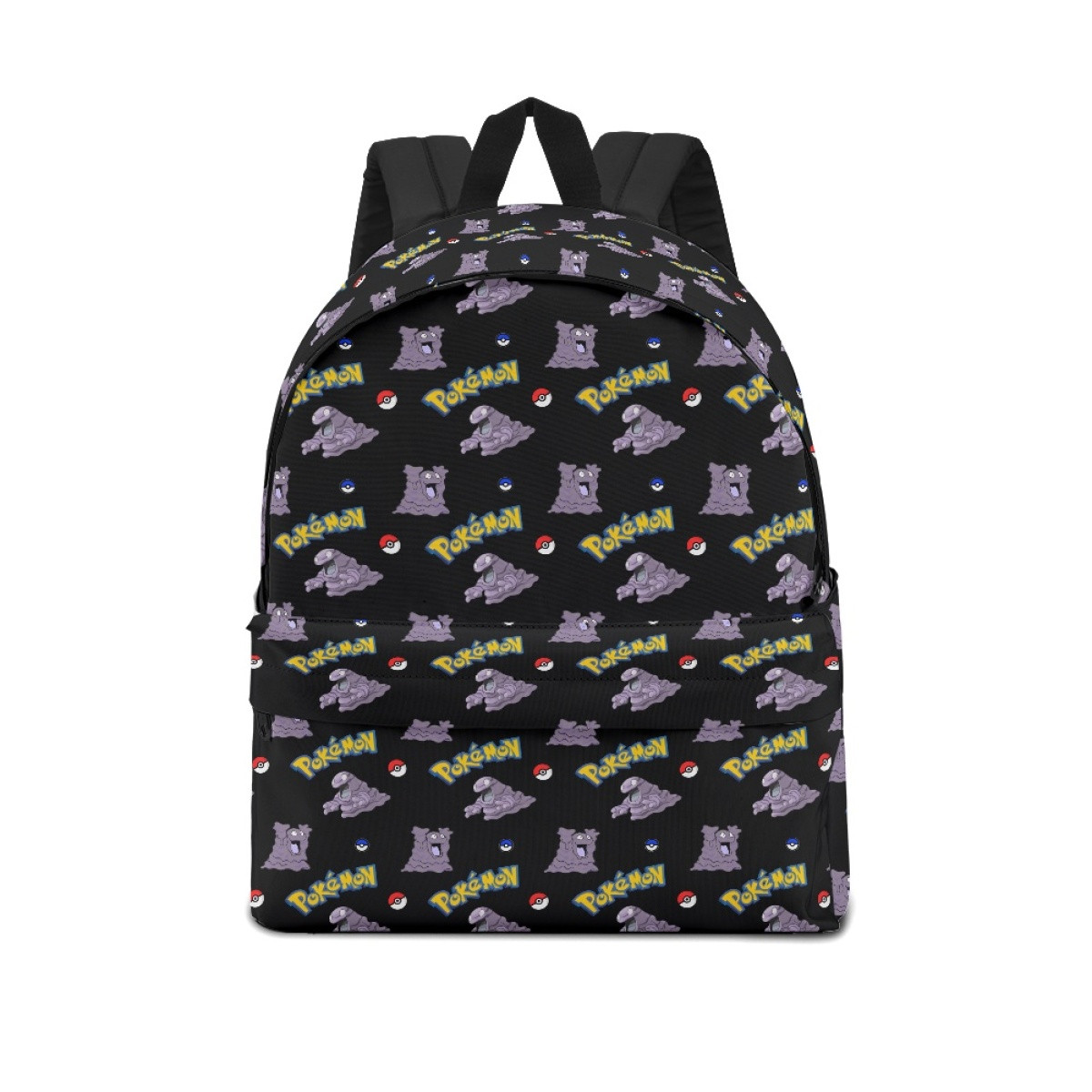 Pokemon Grimer School Backpack Multicolor Schoolbag Rucksack - Grimer Character Series Art