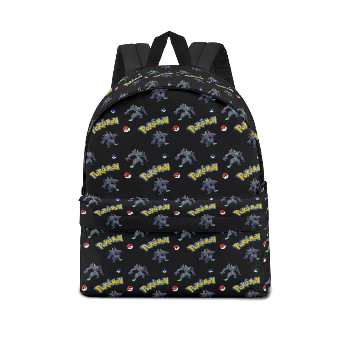 Pokemon Grimmsnarl School Backpack Multicolor Schoolbag Rucksack - Grimmsnarl Character Series Art