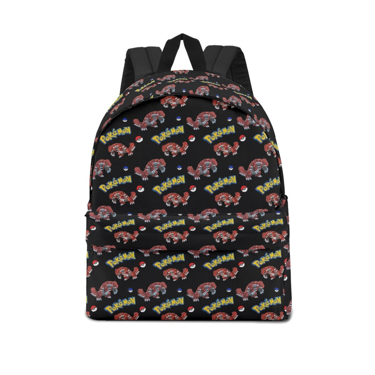 Pokemon Groudon School Backpack Multicolor Schoolbag Rucksack - Groudon Character Series Art