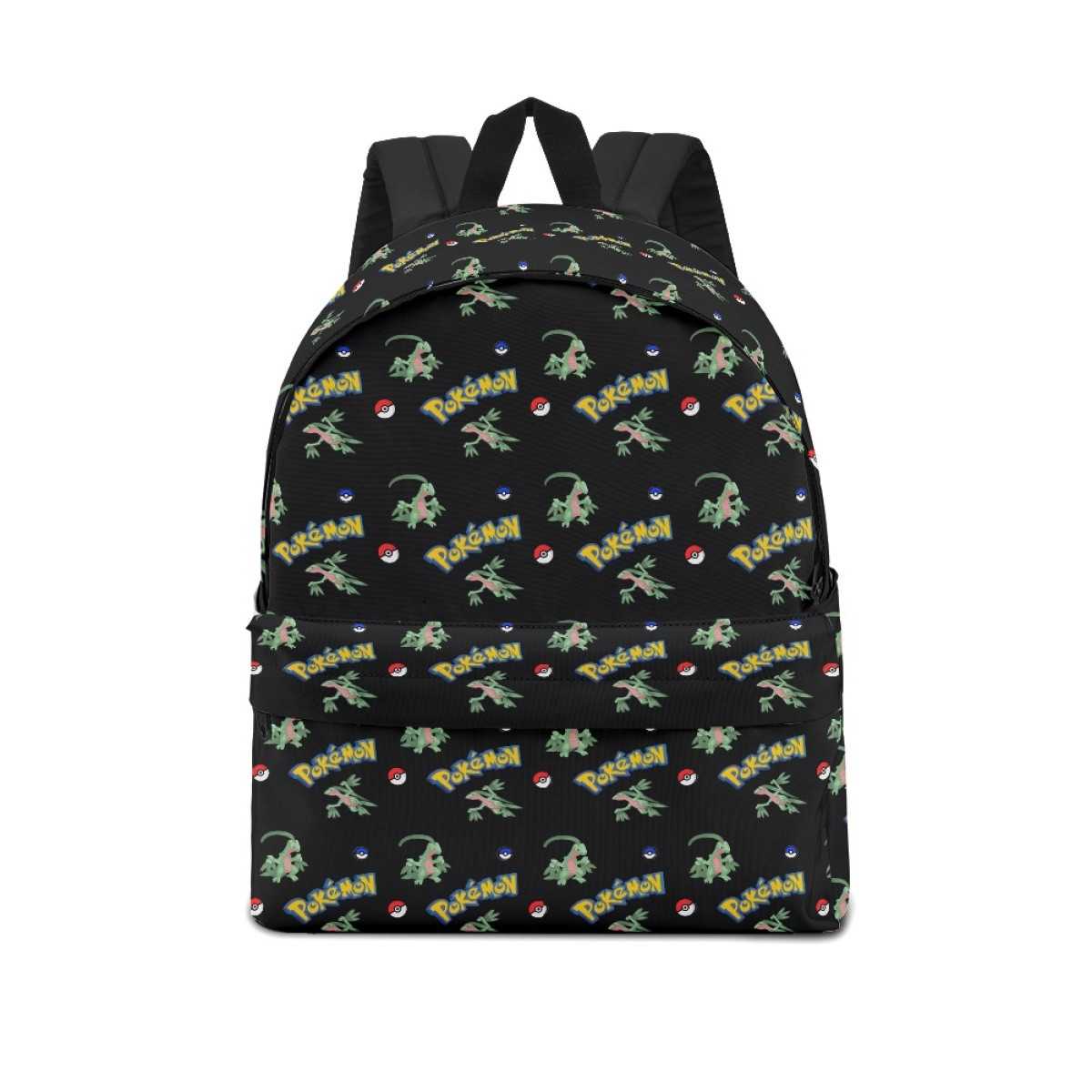 Pokemon Grovyle School Backpack Multicolor Schoolbag Rucksack - Grovyle Character Series Art