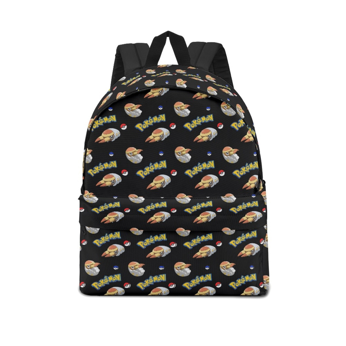 Pokemon Grubbin School Backpack Multicolor Schoolbag Rucksack - Grubbin Character Series Art