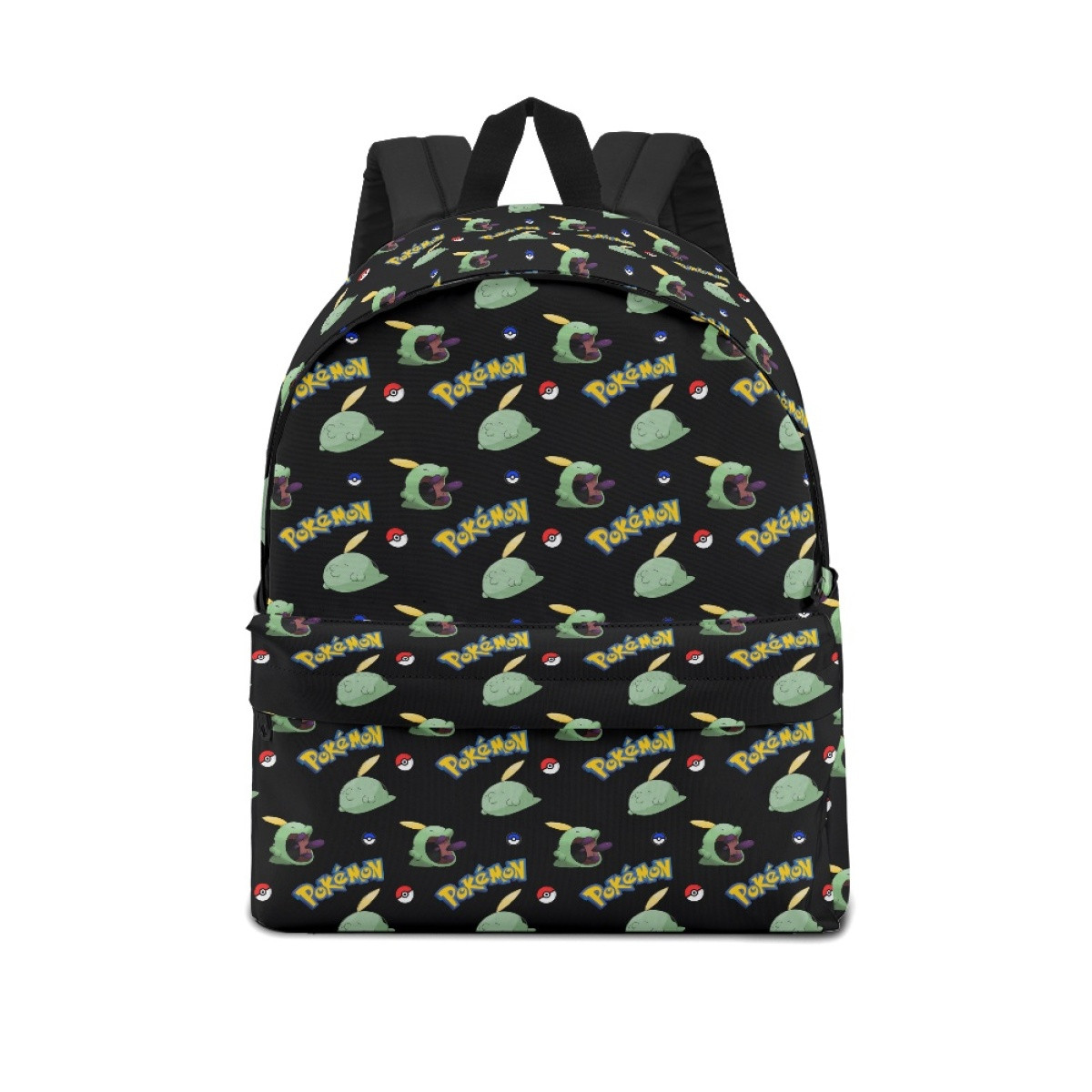 Pokemon Gulpin School Backpack Multicolor Schoolbag Rucksack - Gulpin Character Series Art