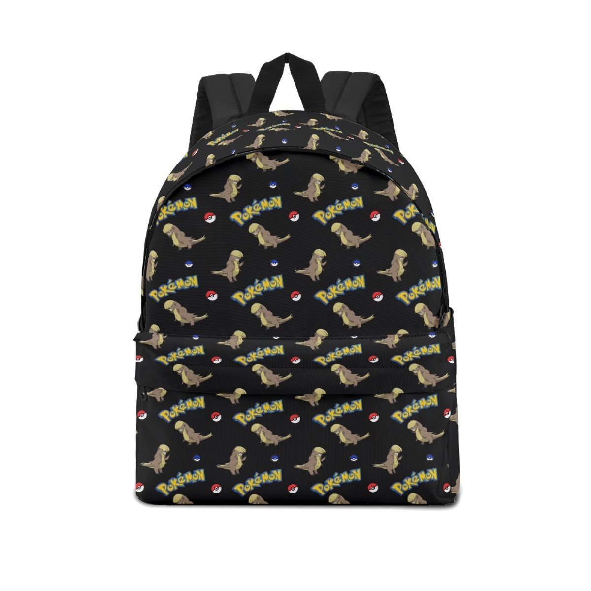 Pokemon Gumshoos School Backpack Multicolor Schoolbag Rucksack - Gumshoos Character Series Art