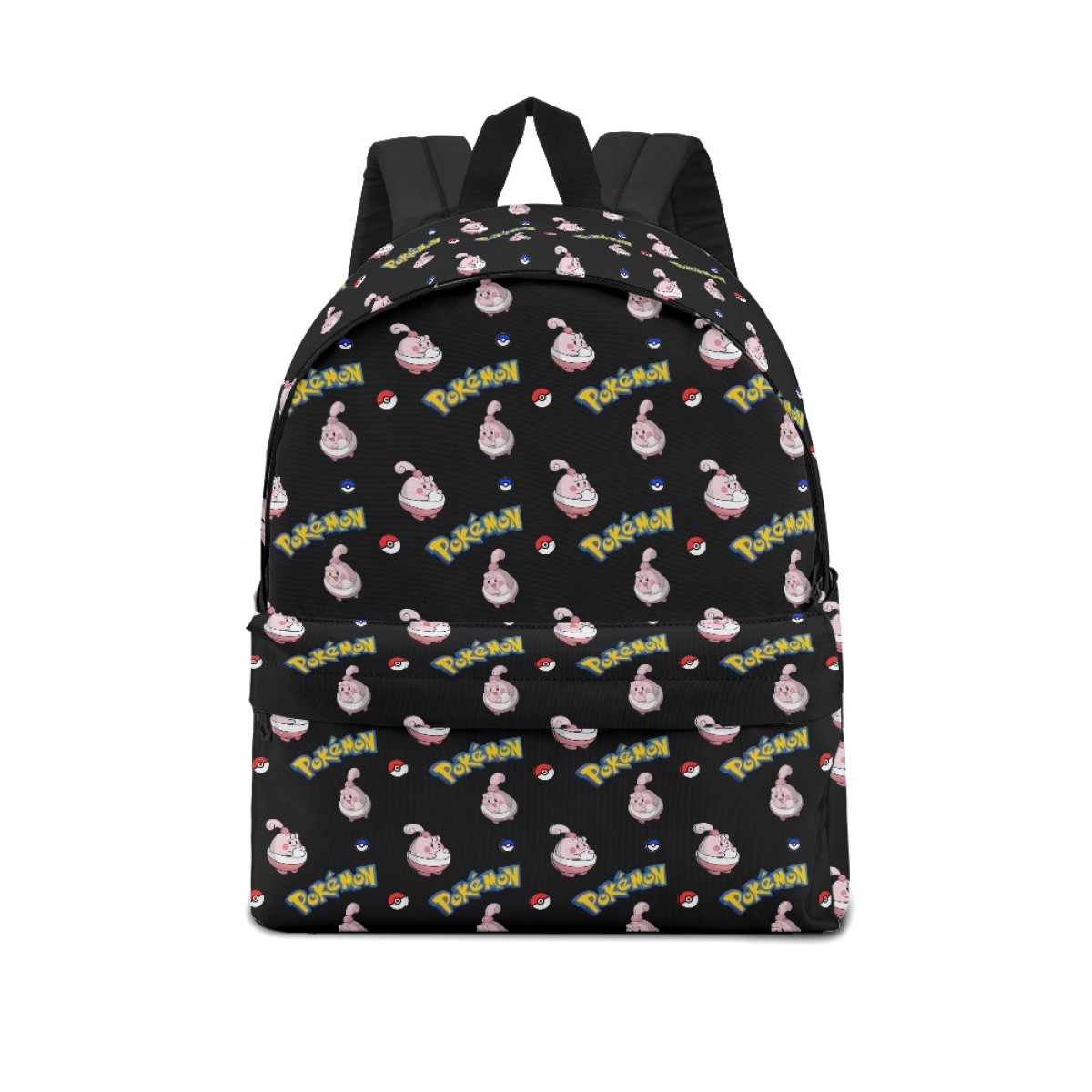 Pokemon Happiny School Backpack Multicolor Schoolbag Rucksack - Happiny Character Series Art