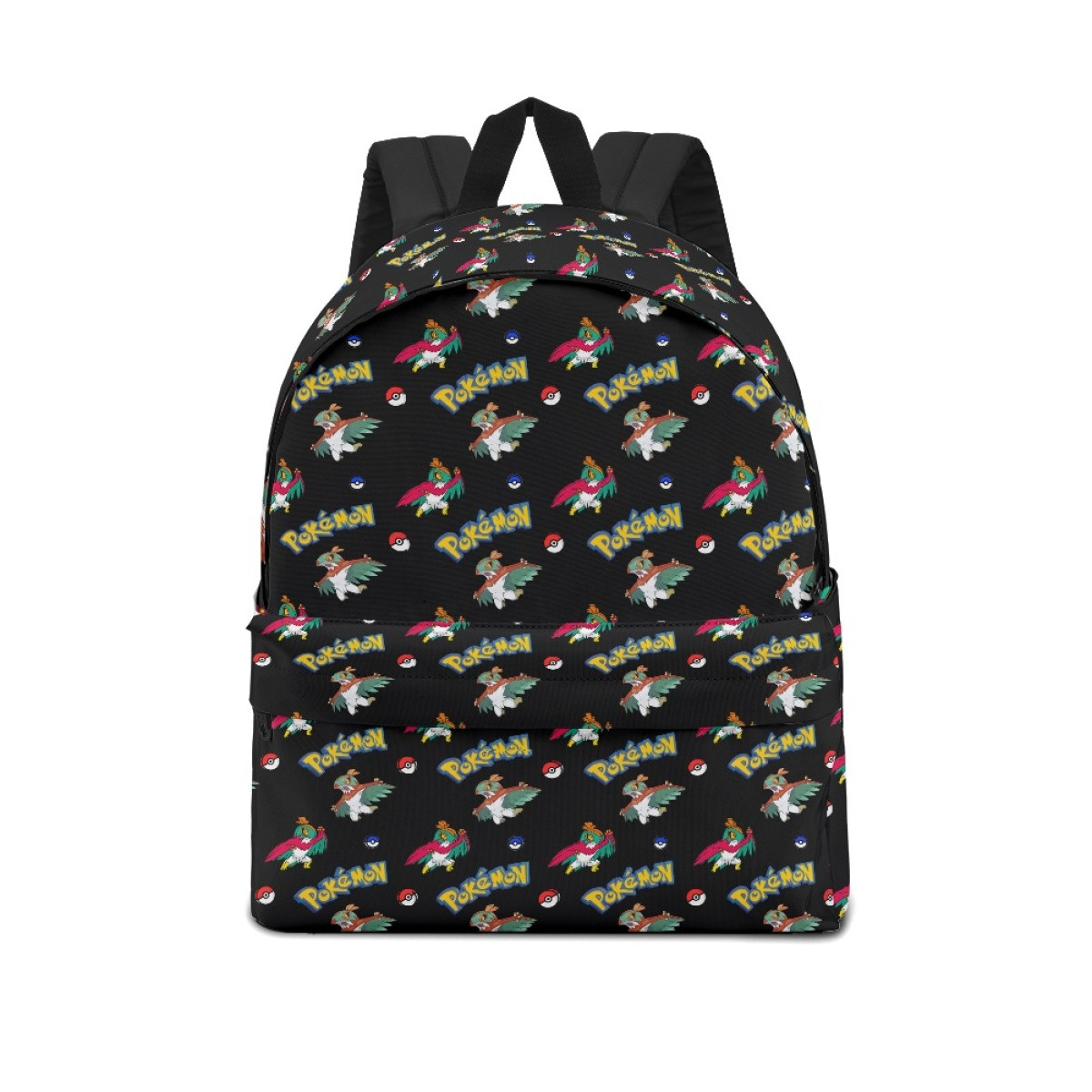 Pokemon Hawlucha School Backpack Multicolor Schoolbag Rucksack - Hawlucha Character Series Art