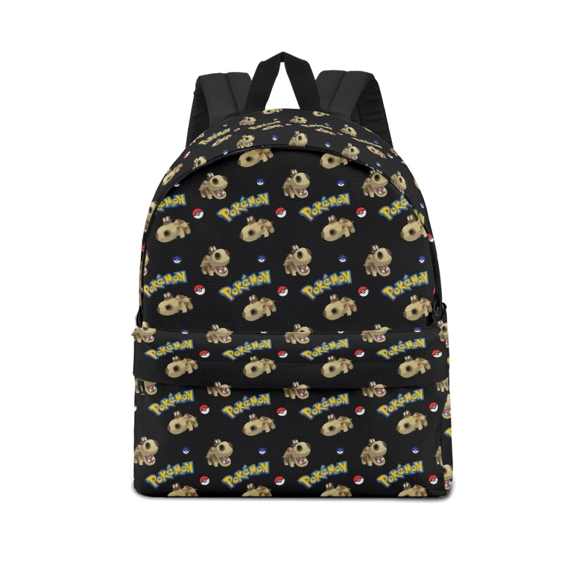 Pokemon Hippopotas School Backpack Multicolor Schoolbag Rucksack - Hippopotas Character Series Art