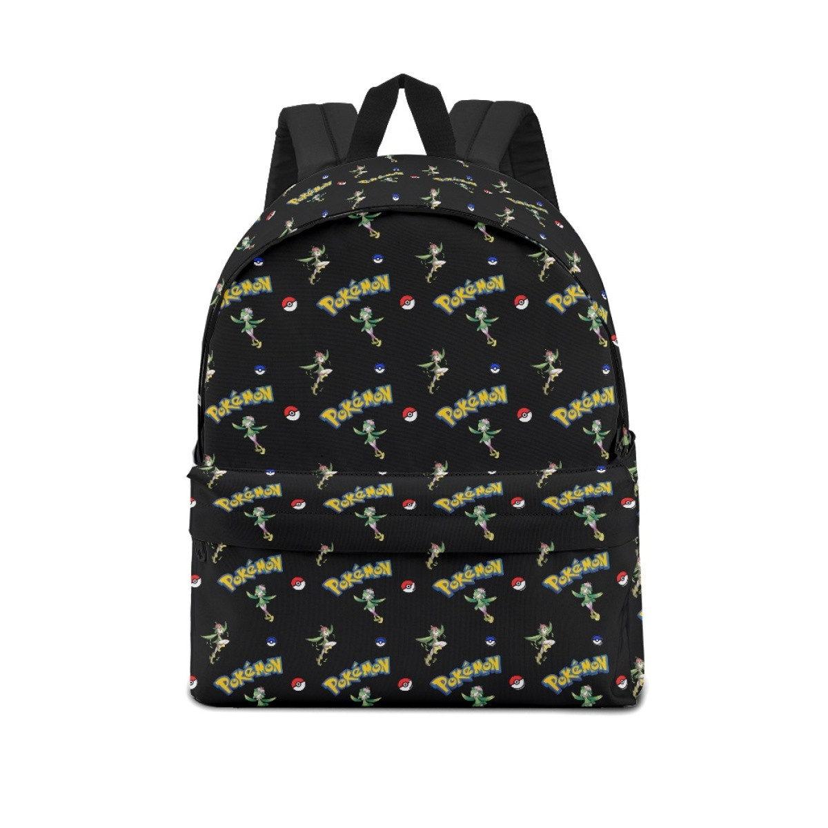 Pokemon Lilligant School Backpack Multicolor Schoolbag Rucksack - Hisuian Lilligant Character Series Art