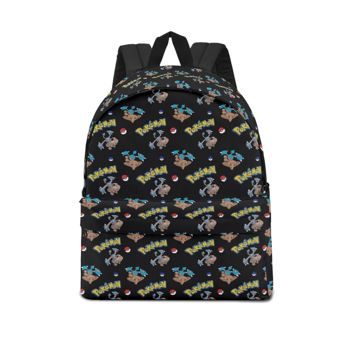Pokemon Hitmontop School Backpack Multicolor Schoolbag Rucksack - Hitmontop Character Series Art