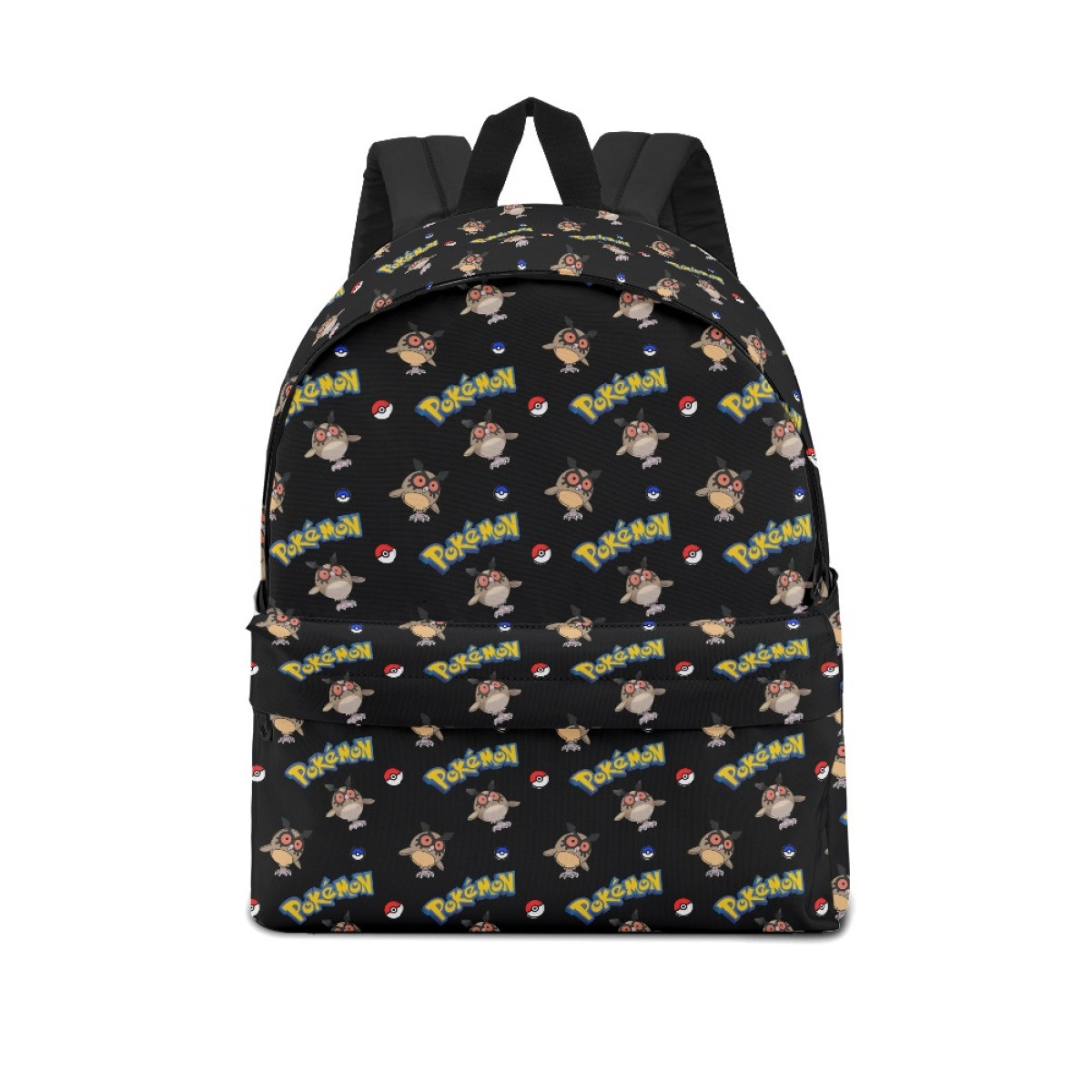 Pokemon Hoothoot School Backpack Multicolor Schoolbag Rucksack - Hoothoot Character Series Art