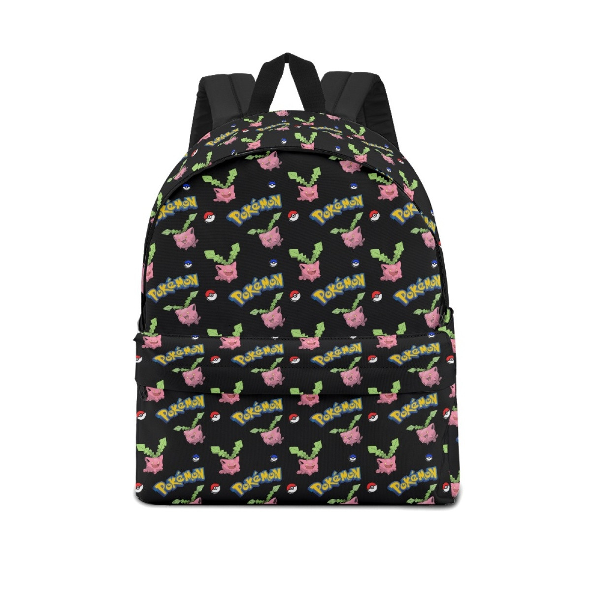 Pokemon Hoppip School Backpack Multicolor Schoolbag Rucksack - Hoppip Character Series Art