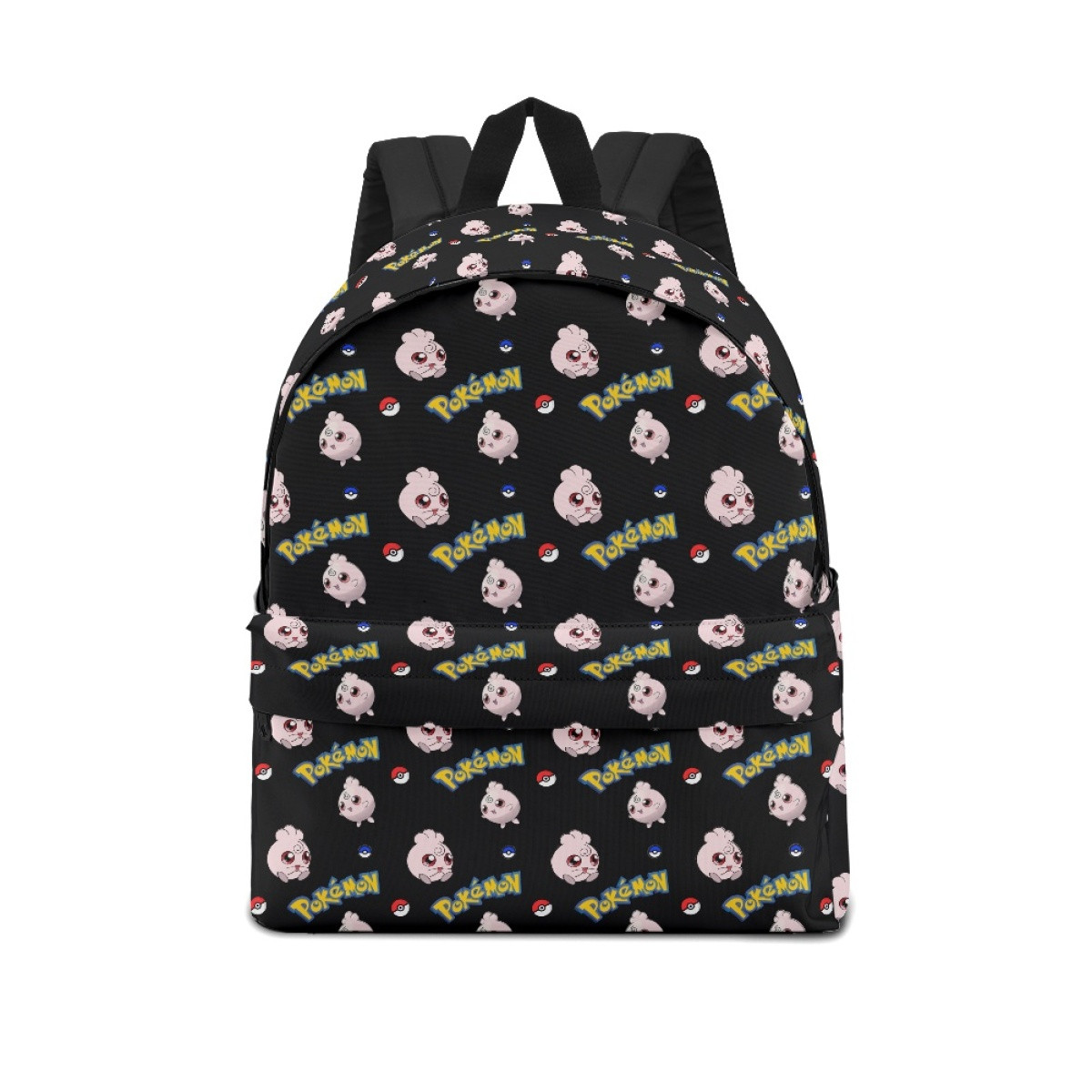 Pokemon Igglybuff School Backpack Multicolor Schoolbag Rucksack - Igglybuff Character Series Art