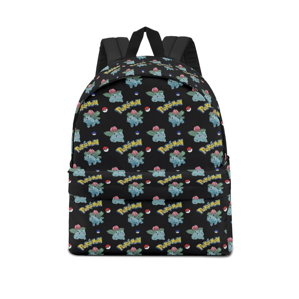 Pokemon Ivysaur School Backpack Multicolor Schoolbag Rucksack - Ivysaur Character Series Art