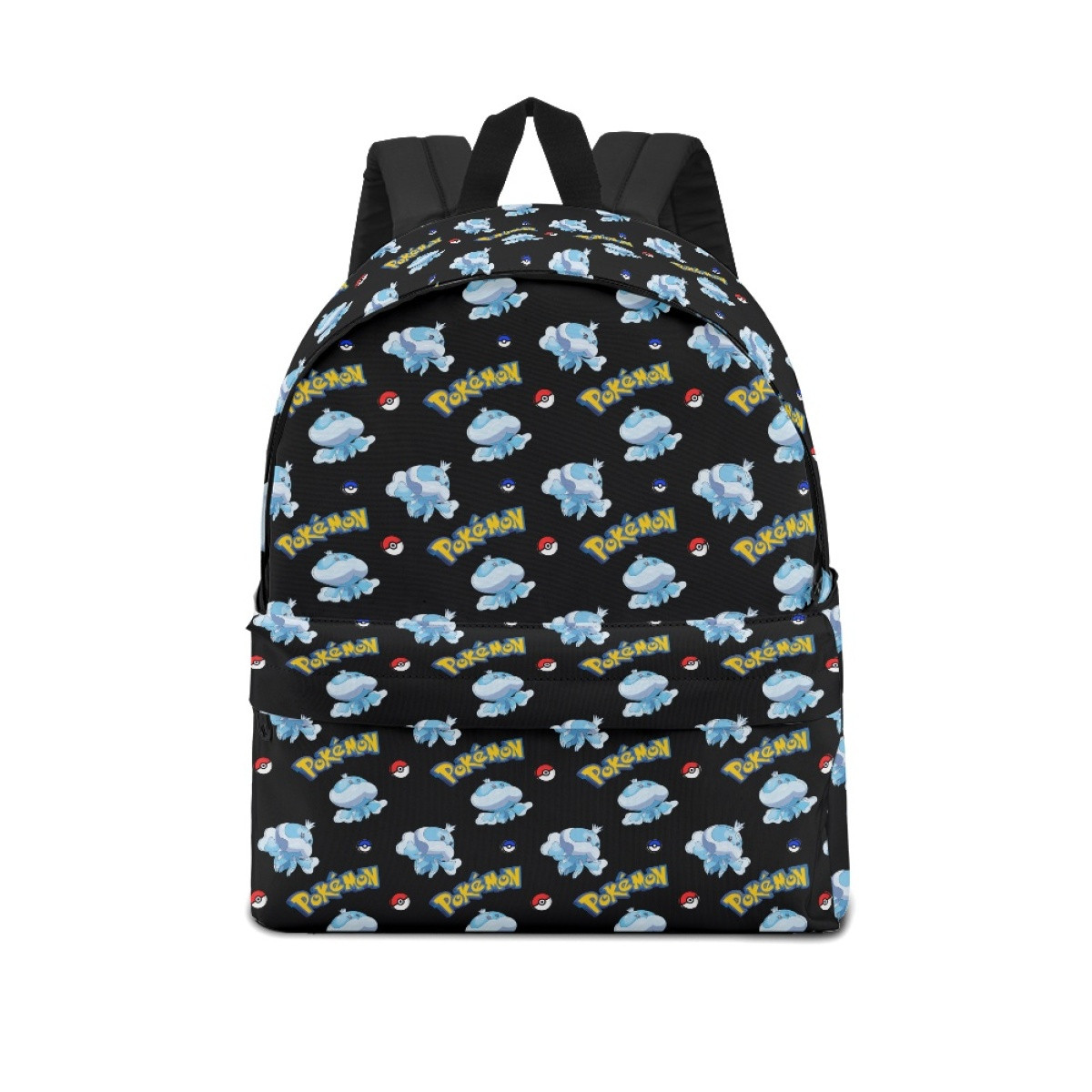 Pokemon Jellicent Male School Backpack Multicolor Schoolbag Rucksack - Jellicent Male Character Series Art