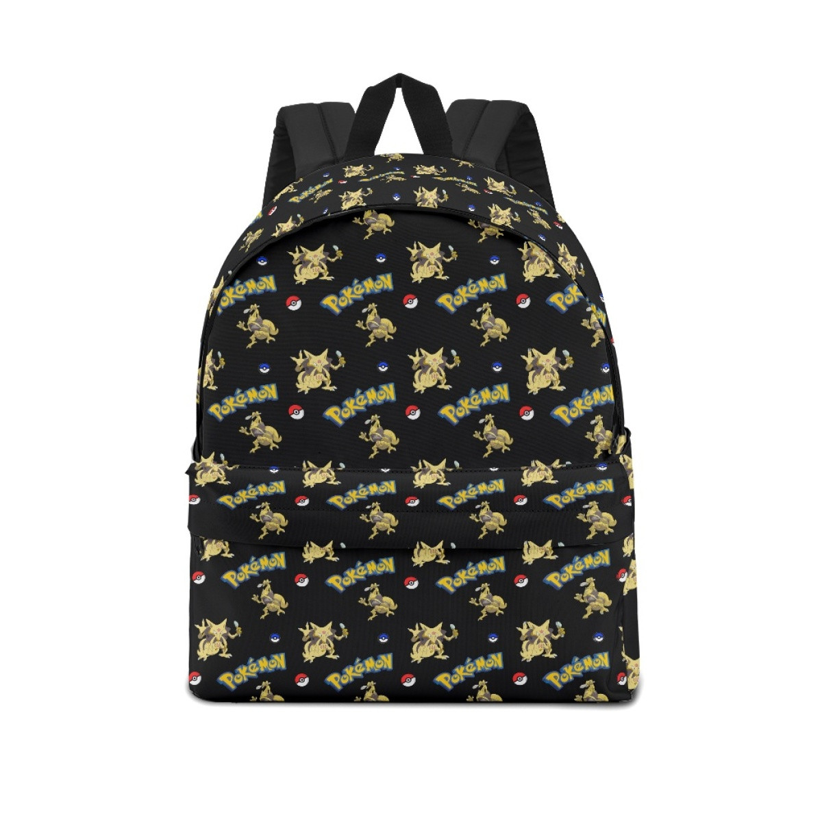 Pokemon Kadabra School Backpack Multicolor Schoolbag Rucksack - Kadabra Character Series Art