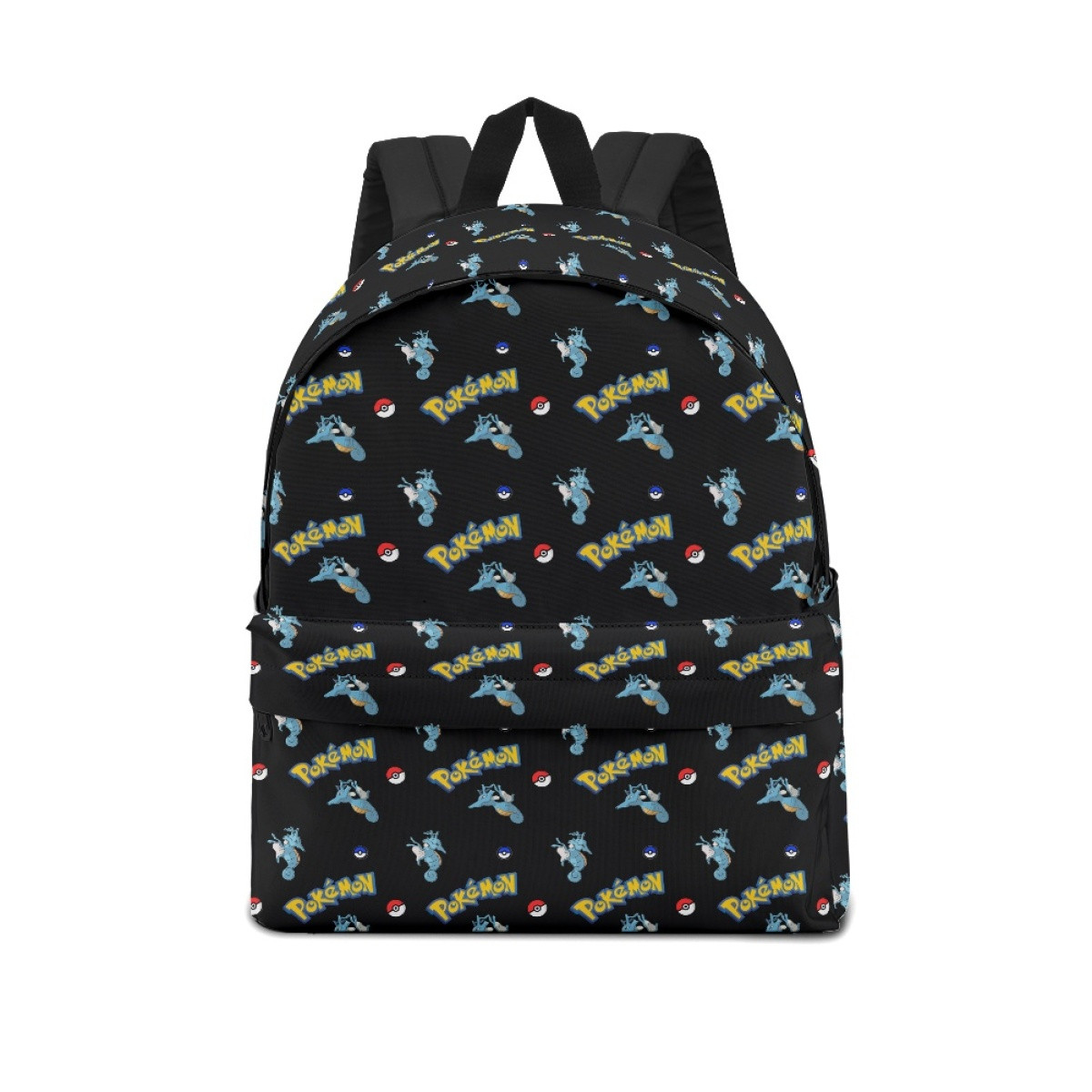 Pokemon Kingdra School Backpack Multicolor Schoolbag Rucksack - Kingdra Character Series Art