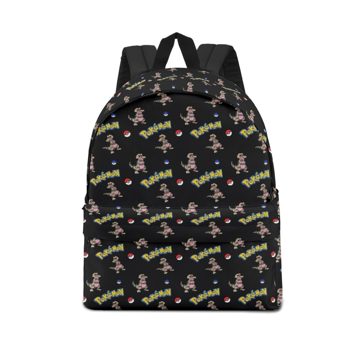 Pokemon Krokorok School Backpack Multicolor Schoolbag Rucksack - Krokorok Character Series Art