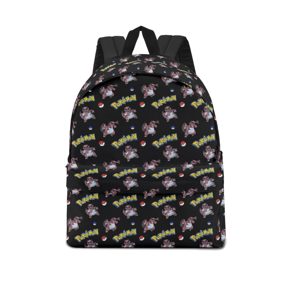 Pokemon Krookodile School Backpack Multicolor Schoolbag Rucksack - Krookodile Character Series Art