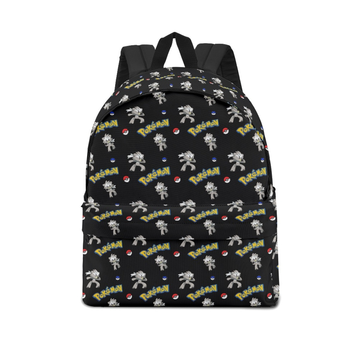 Pokemon Kubfu School Backpack Multicolor Schoolbag Rucksack - Kubfu Character Series Art