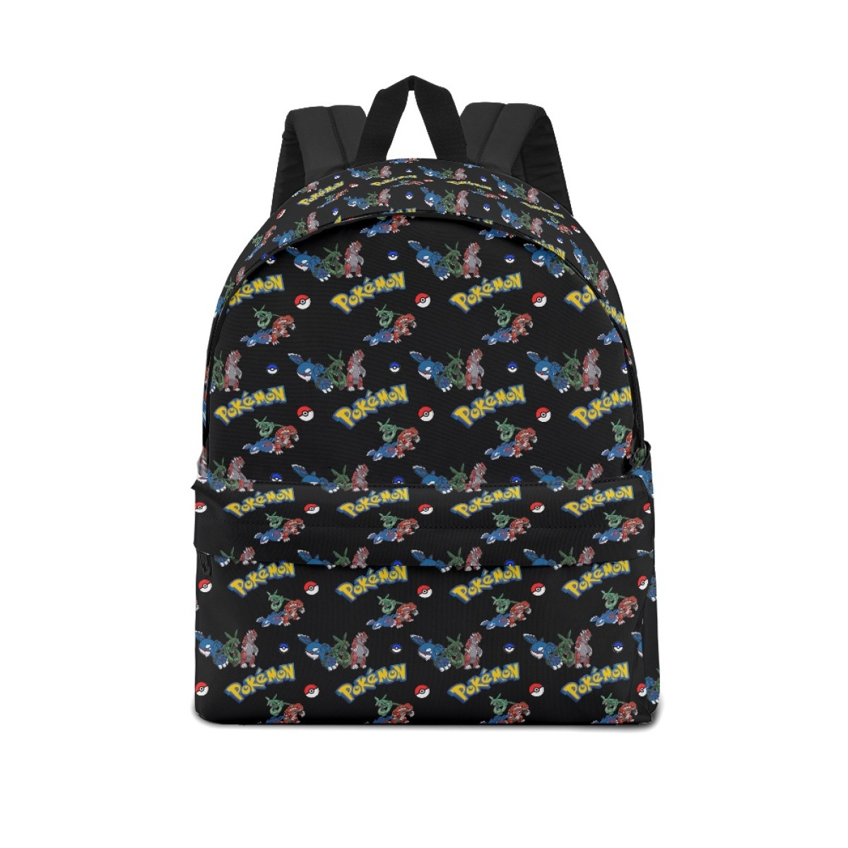 Pokemon School Backpack Multicolor Schoolbag Rucksack - Kyogre Groudon Rayquaza Super Ancient Pokemon Cartoon Art Series