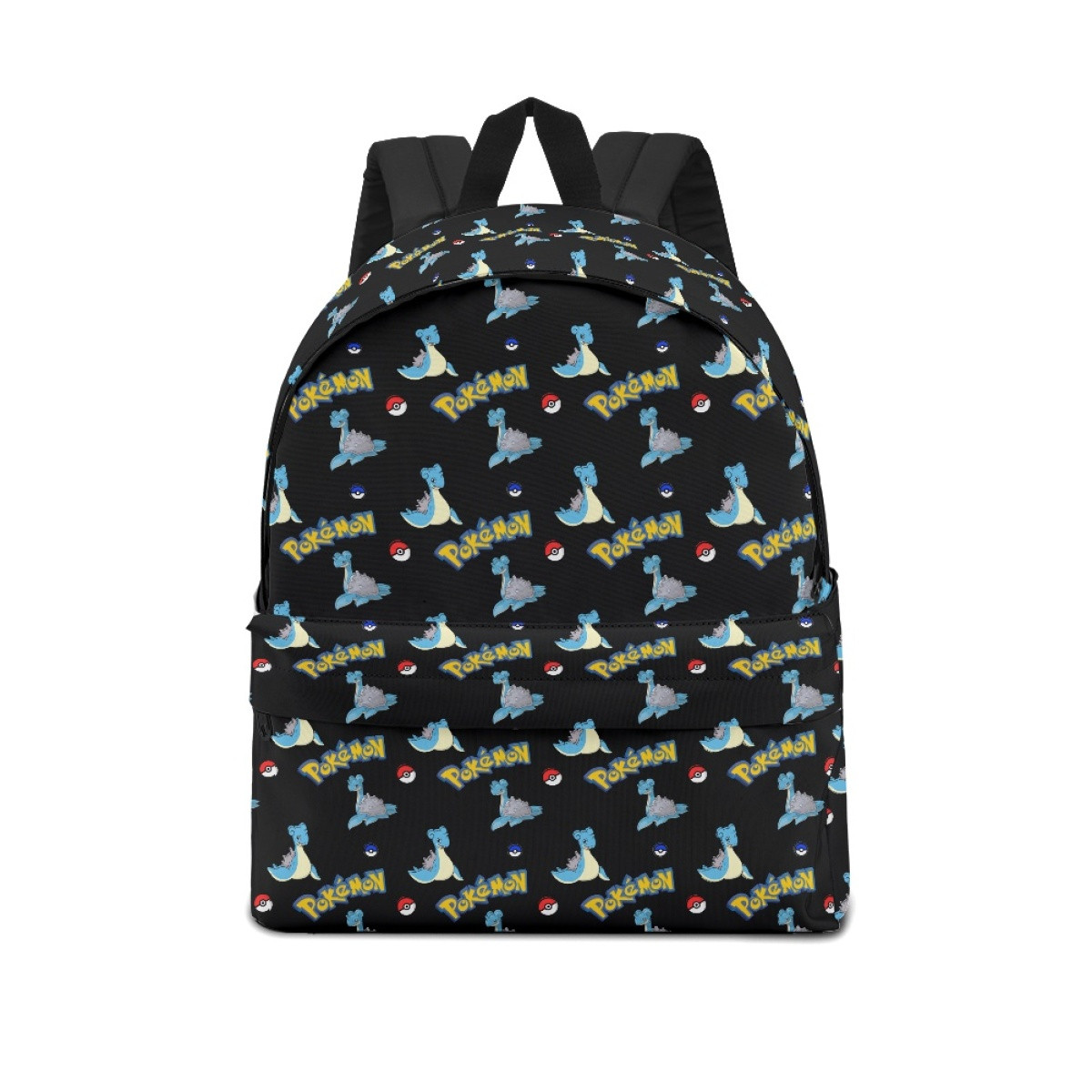 Pokemon Lapras School Backpack Multicolor Schoolbag Rucksack - Lapras Character Series Art