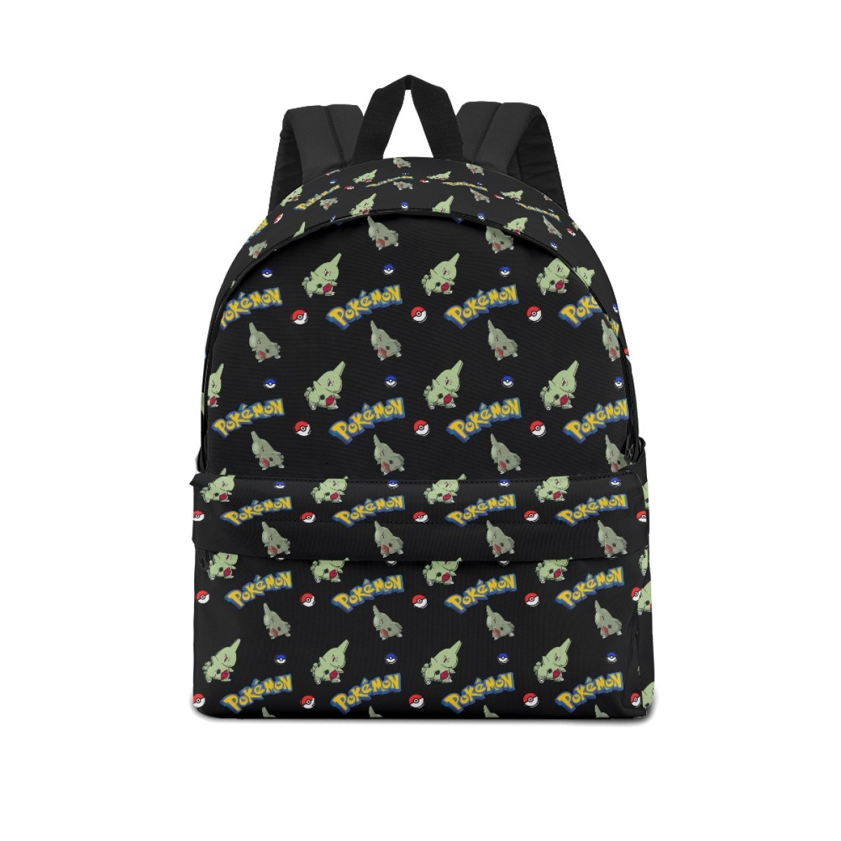 Pokemon Larvitar School Backpack Multicolor Schoolbag Rucksack - Larvitar Character Series Art