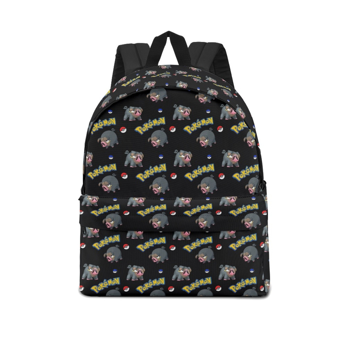 Pokemon Lechonk School Backpack Multicolor Schoolbag Rucksack - Lechonk Character Series Art