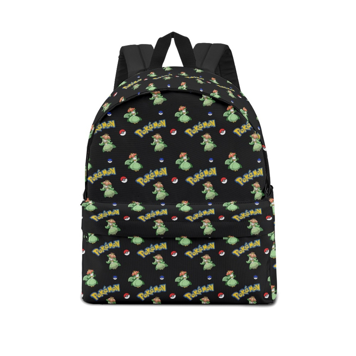 Pokemon Lilligant School Backpack Multicolor Schoolbag Rucksack - Lilligant Character Series Art